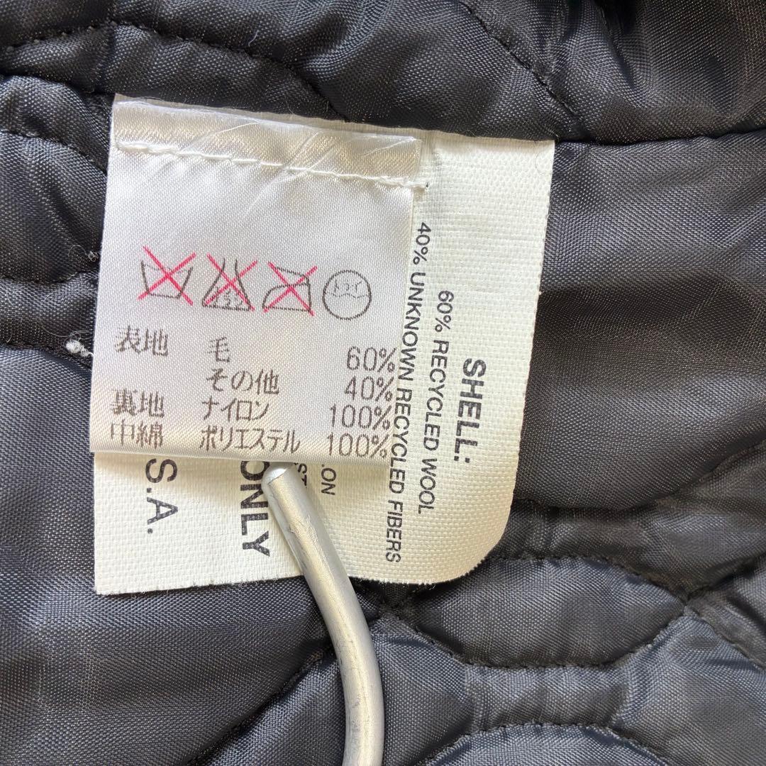 GAME Sportswear USA製 オンブレ ウール混ピーコート 42