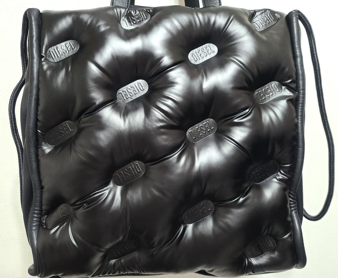 【完売 未使用】DIESELディーゼル コーテッドパファーナイロン トートバッグ