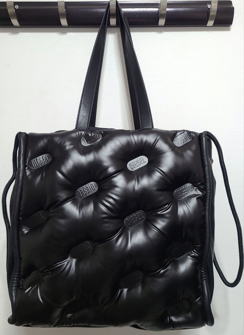 【完売 未使用】DIESELディーゼル コーテッドパファーナイロン トートバッグ