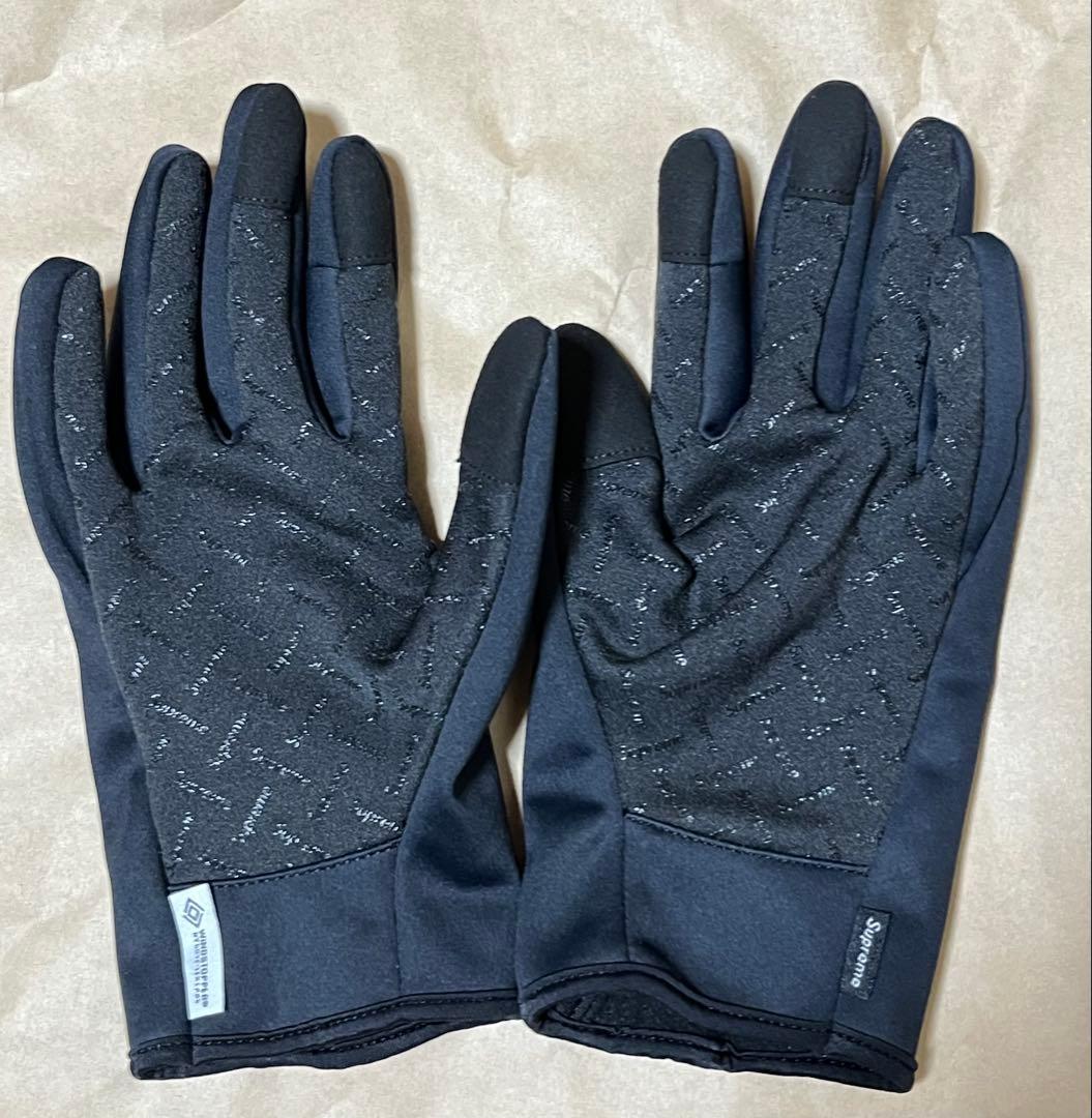 Supreme WINDSTOPPER Zip Gloves 黒L 25FW