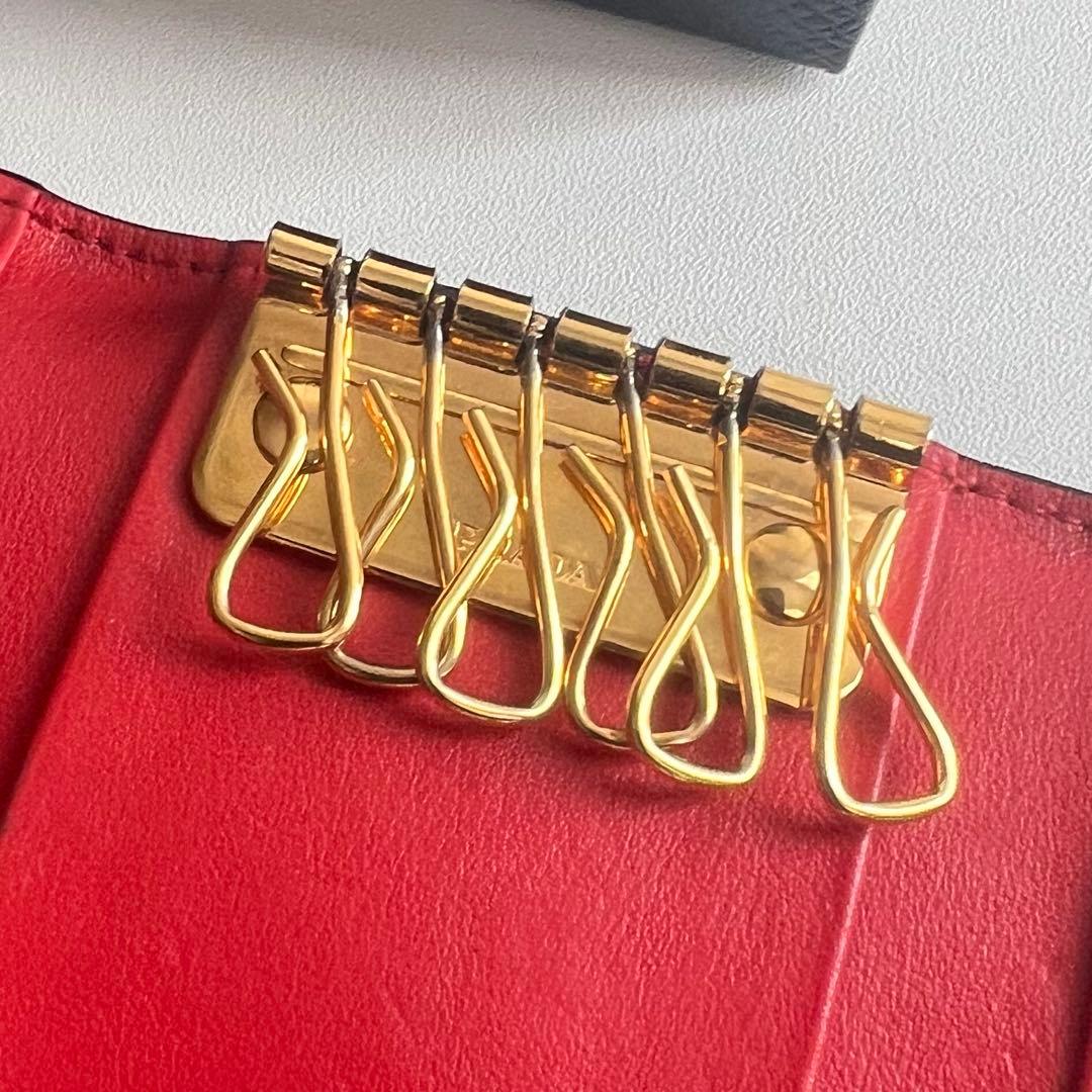 377 美品 PRADA プラダ キーケース