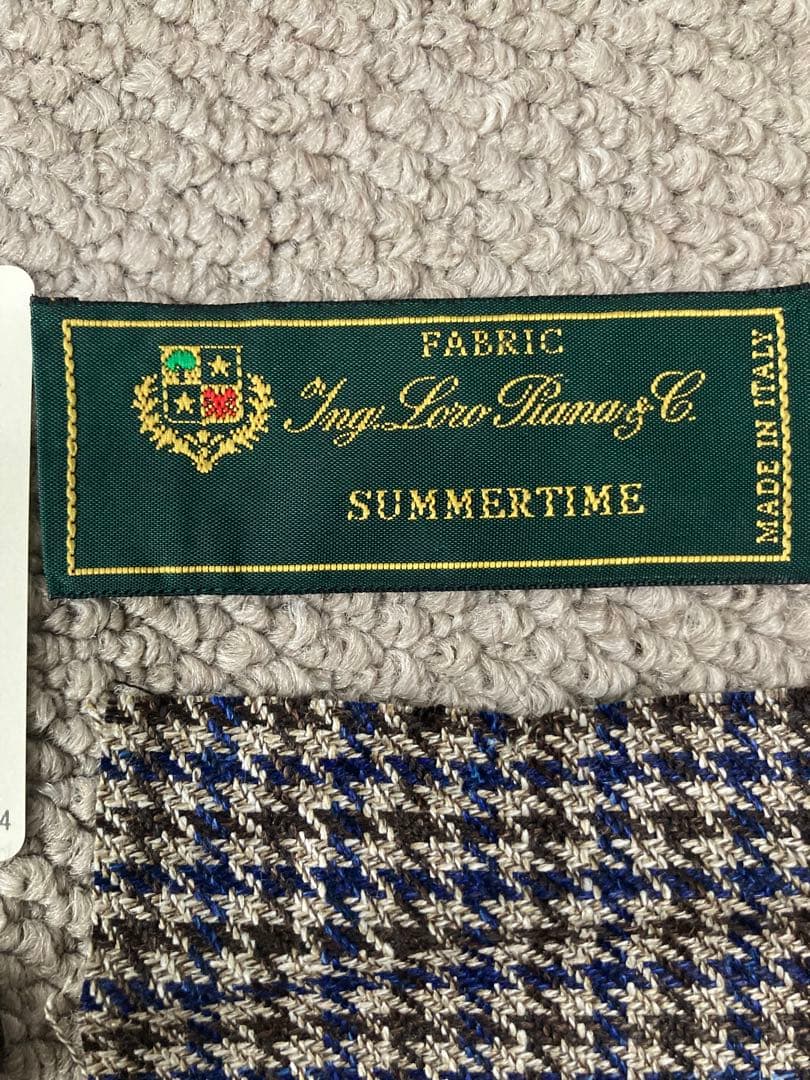 【美品】BEAMS F ガンクラブチェックLoroPiana SUMERTIME