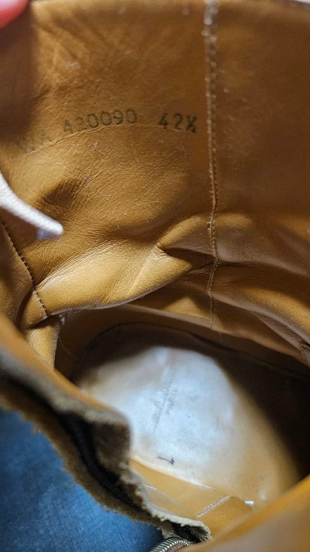 エディ期　希少な42.5　リングブーツ　ハーネスブーツ　スエード