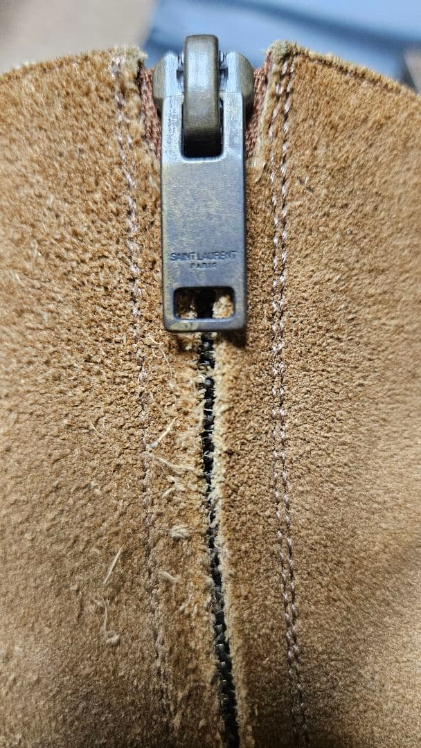 エディ期　希少な42.5　リングブーツ　ハーネスブーツ　スエード