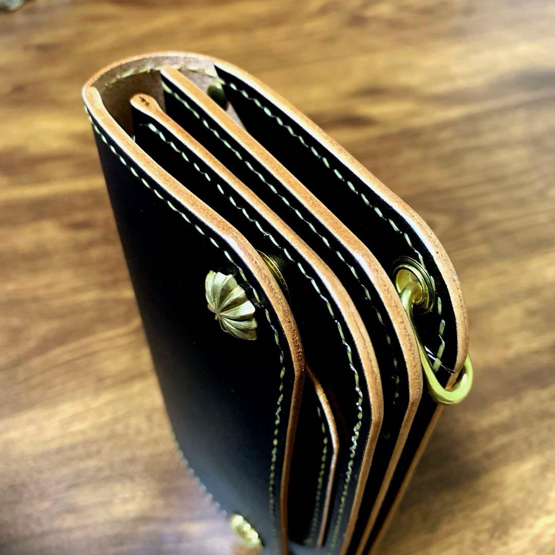 ⭐︎特別モデル⭐︎トラッカーウォレット　姫路レザー　CAx008