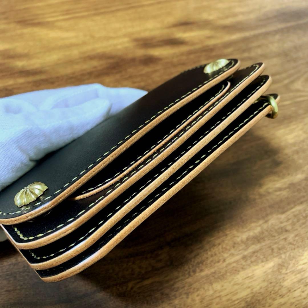 ⭐︎特別モデル⭐︎トラッカーウォレット　姫路レザー　CAx008