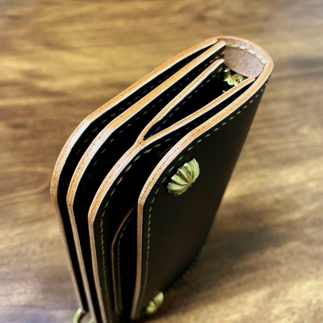 ⭐︎特別モデル⭐︎トラッカーウォレット　姫路レザー　CAx008