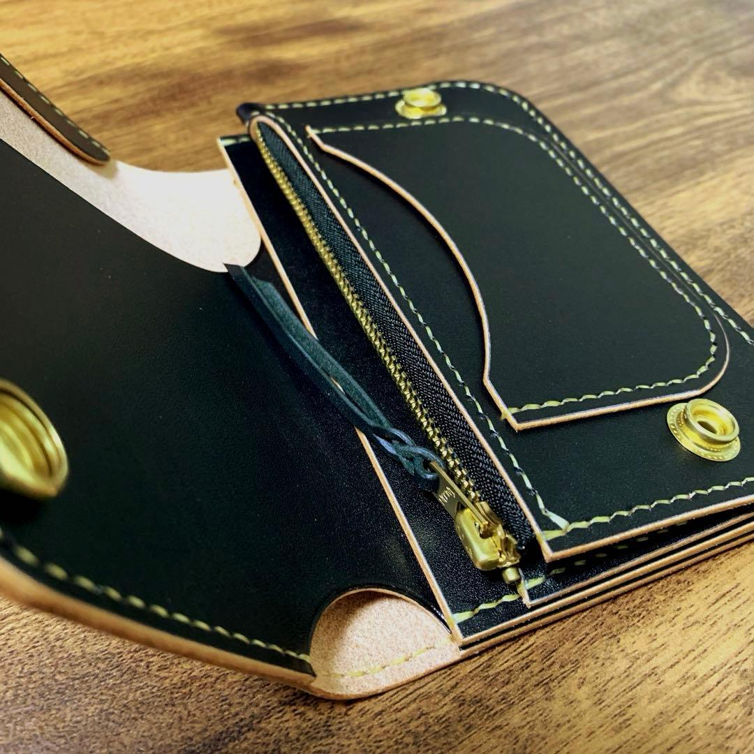 ⭐︎特別モデル⭐︎トラッカーウォレット　姫路レザー　CAx008