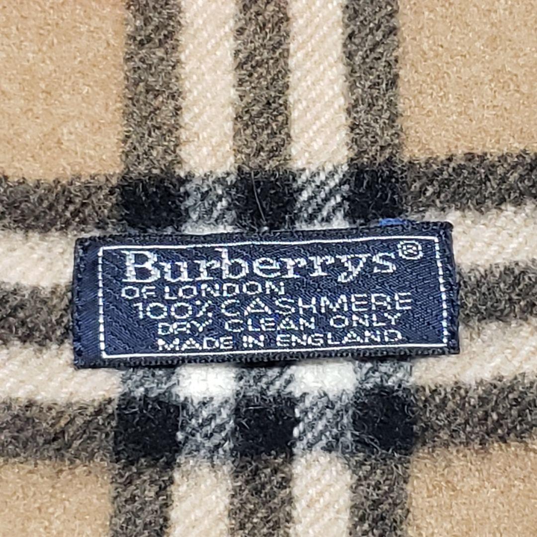 【新品同様】Burberrys バーバリー ノバチェック カシミヤ マフラー