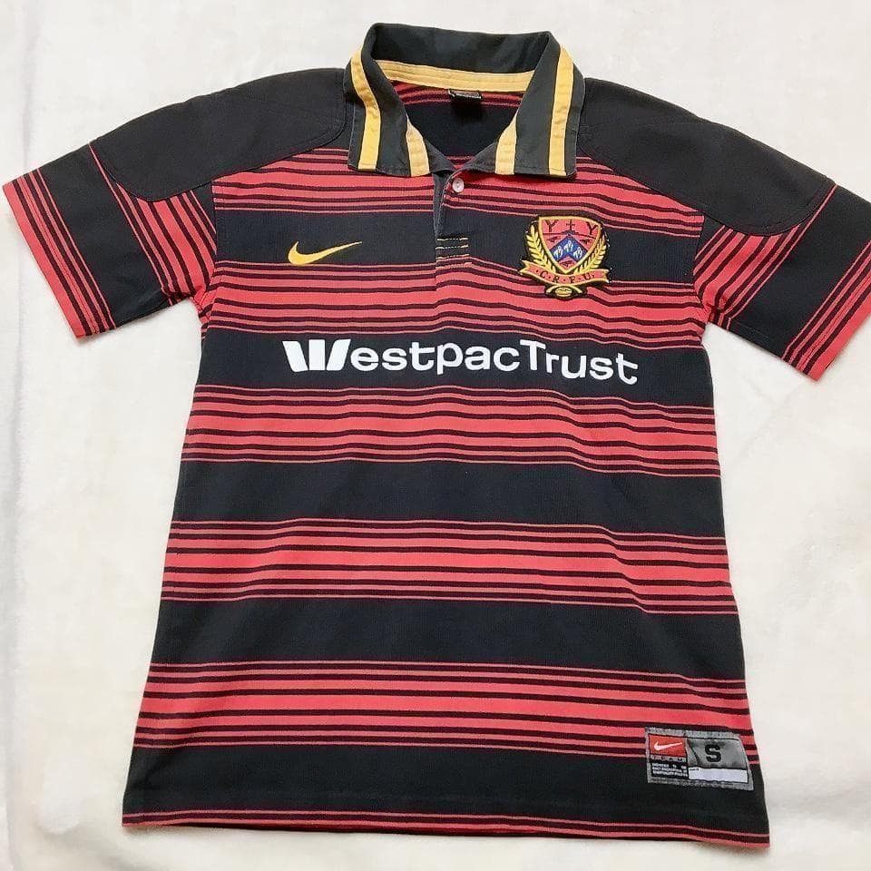 【希少】ナイキ ラガーシャツ 半袖 CRFU 入手困難 ヴィンテージ 90s S