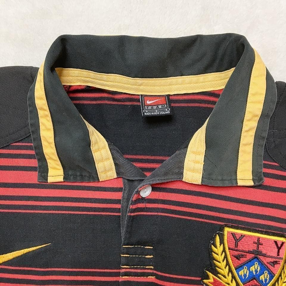 【希少】ナイキ ラガーシャツ 半袖 CRFU 入手困難 ヴィンテージ 90s S