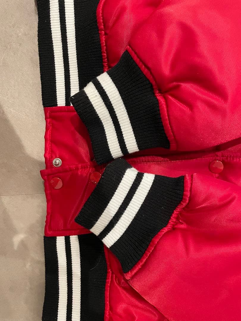 ジャケット・アウター SUPREME 16AW SCRIPT VARSITY PUFFY JACKET