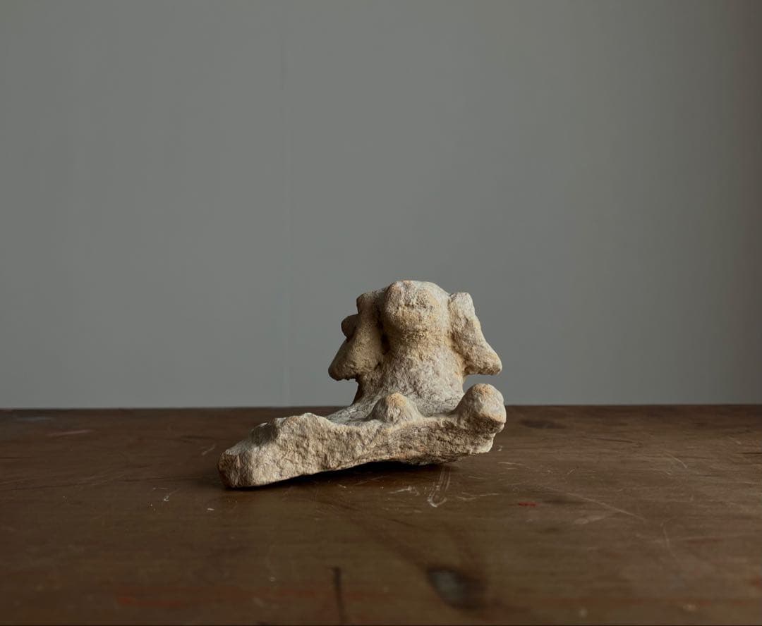 【美しい、、古代中国の羊像 新石器時代後期頃 前3000～2000年】骨董発掘