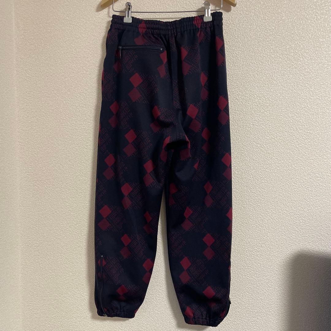 needles ダイヤモンドパターンパンツ ネイビー/レッド