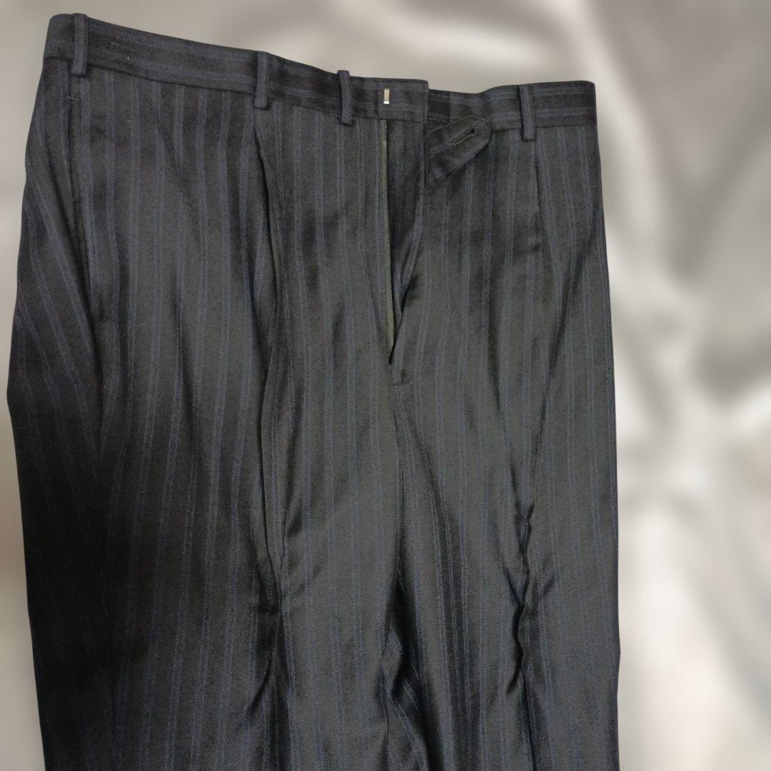 オーダースーツ　ストライプ　A7程度　デルフィノ　delfino