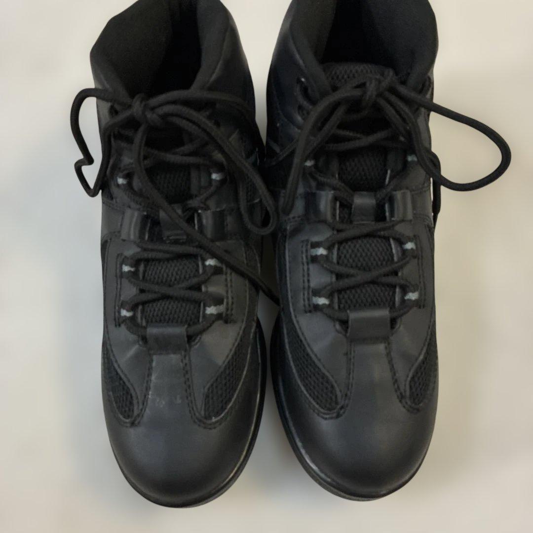 【超美品】チャコット　ダンスシューズ　スプリットソールミドルカット黒25.5cm