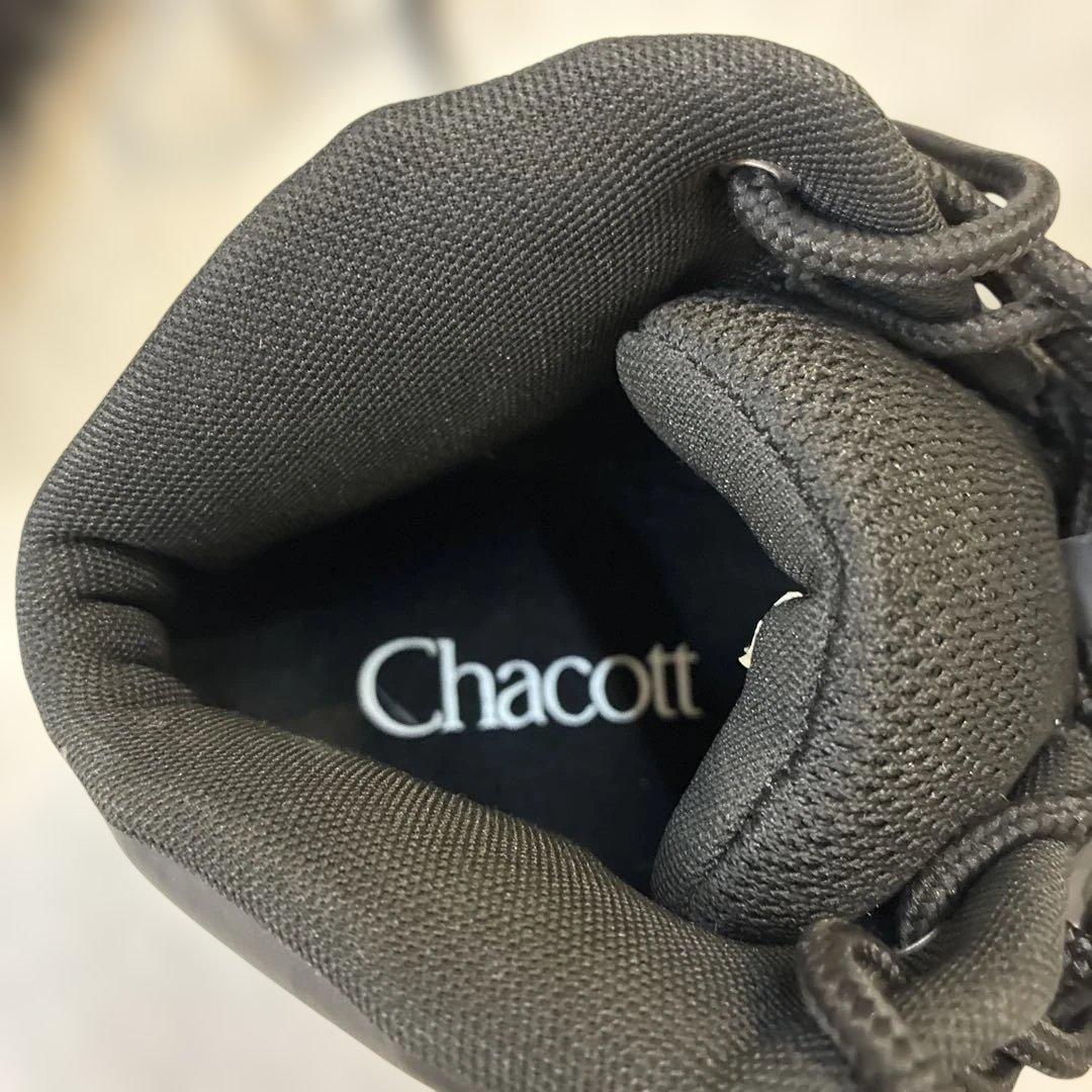 【超美品】チャコット　ダンスシューズ　スプリットソールミドルカット黒25.5cm