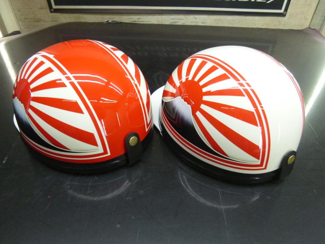 2個セット!送料込！カスタムコルク半　富士日章　赤白　白赤