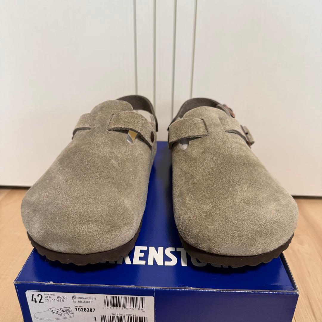 ビルケンシュトック トキオ ベージュ スウェード42 試着・試歩のみ 美品