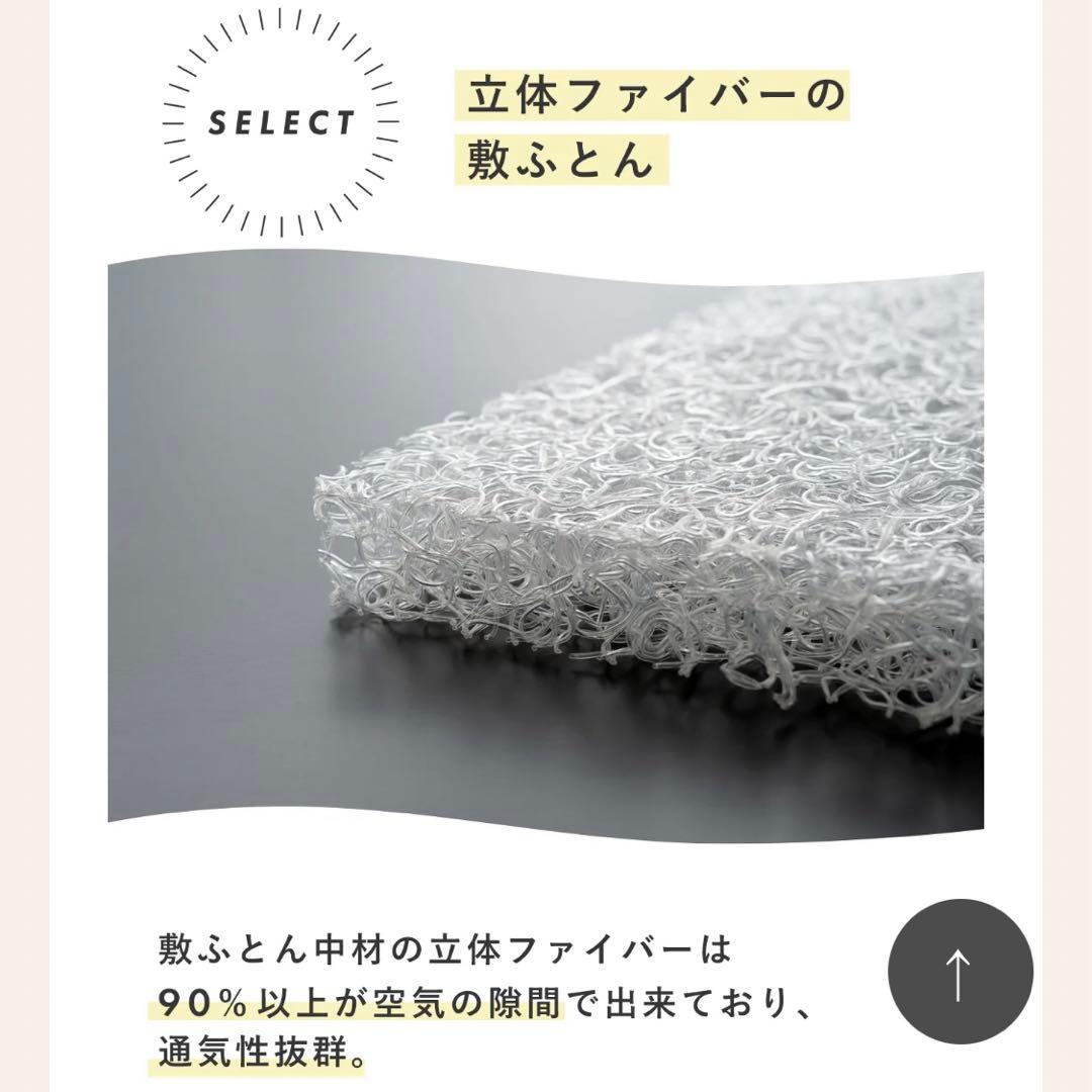 ≪極美品≫サンデシカ ベビー用立体ファイバー敷布団3点セット