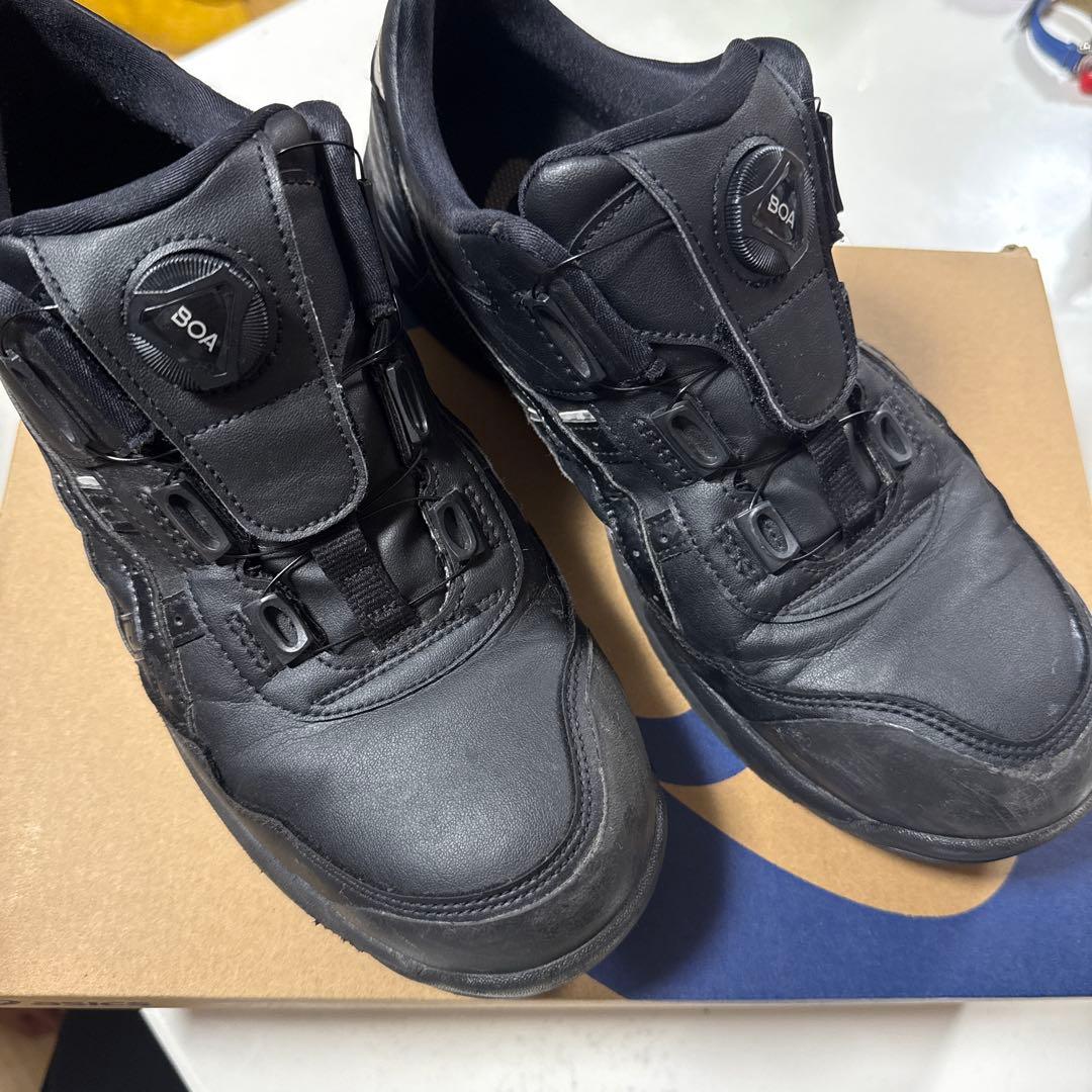 BOA ブラック スニーカー 安全靴