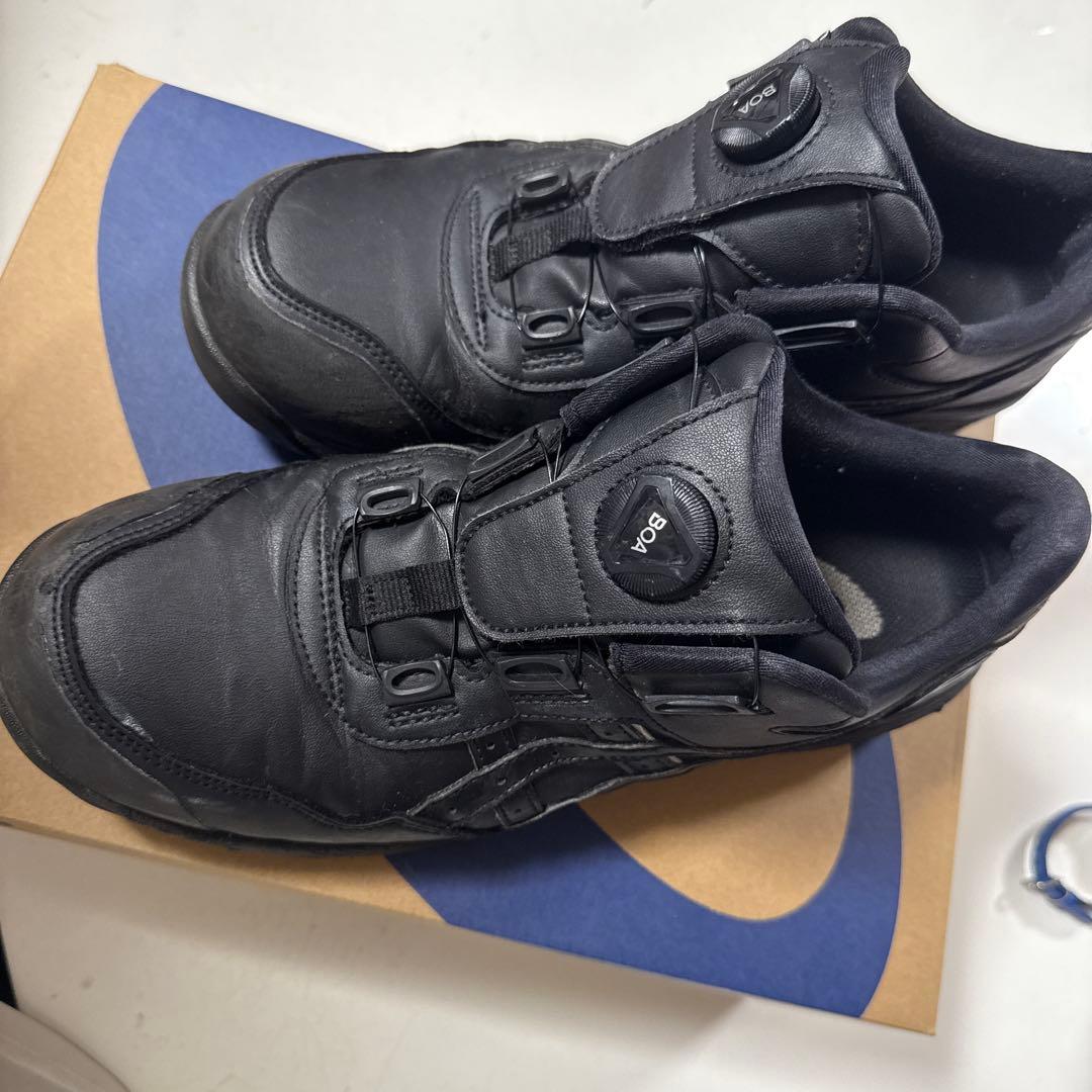 BOA ブラック スニーカー 安全靴