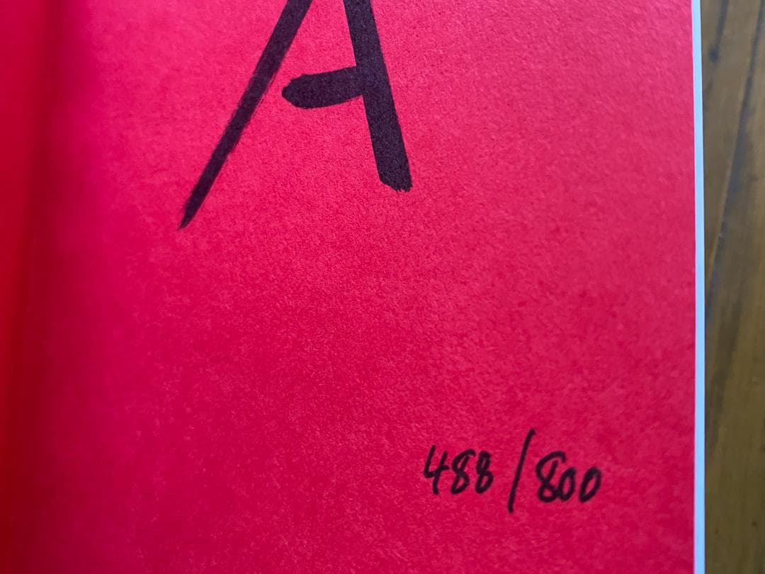 荒木経惟　写真集「POLAEROID」直筆サイン入り800部限定　カード付き