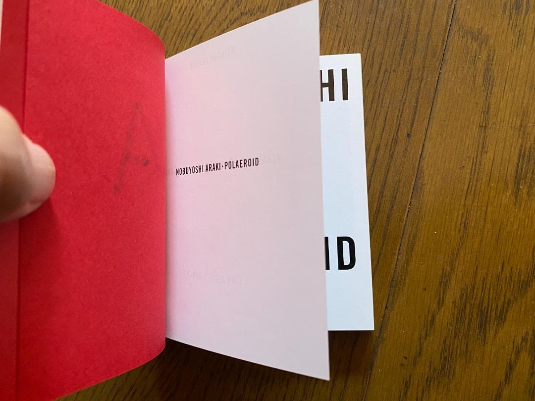荒木経惟　写真集「POLAEROID」直筆サイン入り800部限定　カード付き