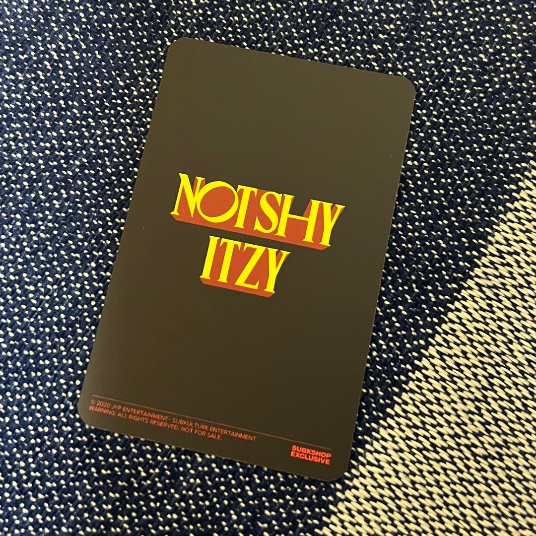 ITZY NOTSHY リュジン subk 店舗特典 トレカ