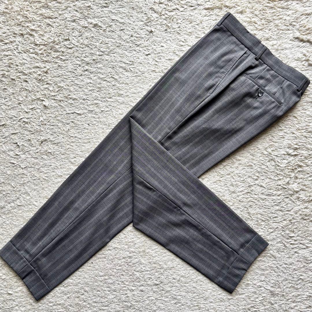 ヒューゴボス HUGO BOSS セットアップ スーツ 2B グレー 48