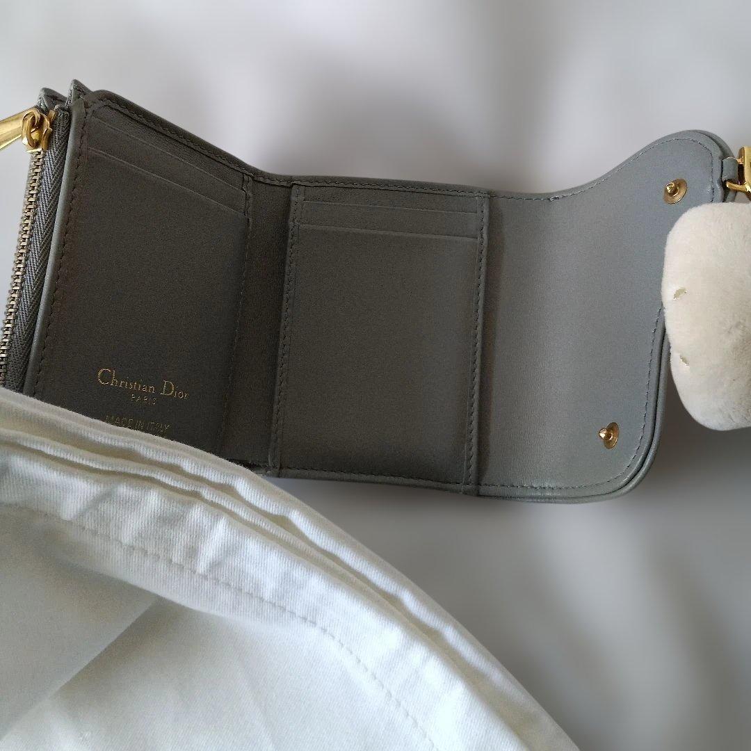 【期間限定セール】Dior ディオール　三つ折り財布グレー（1/5 22時まで）