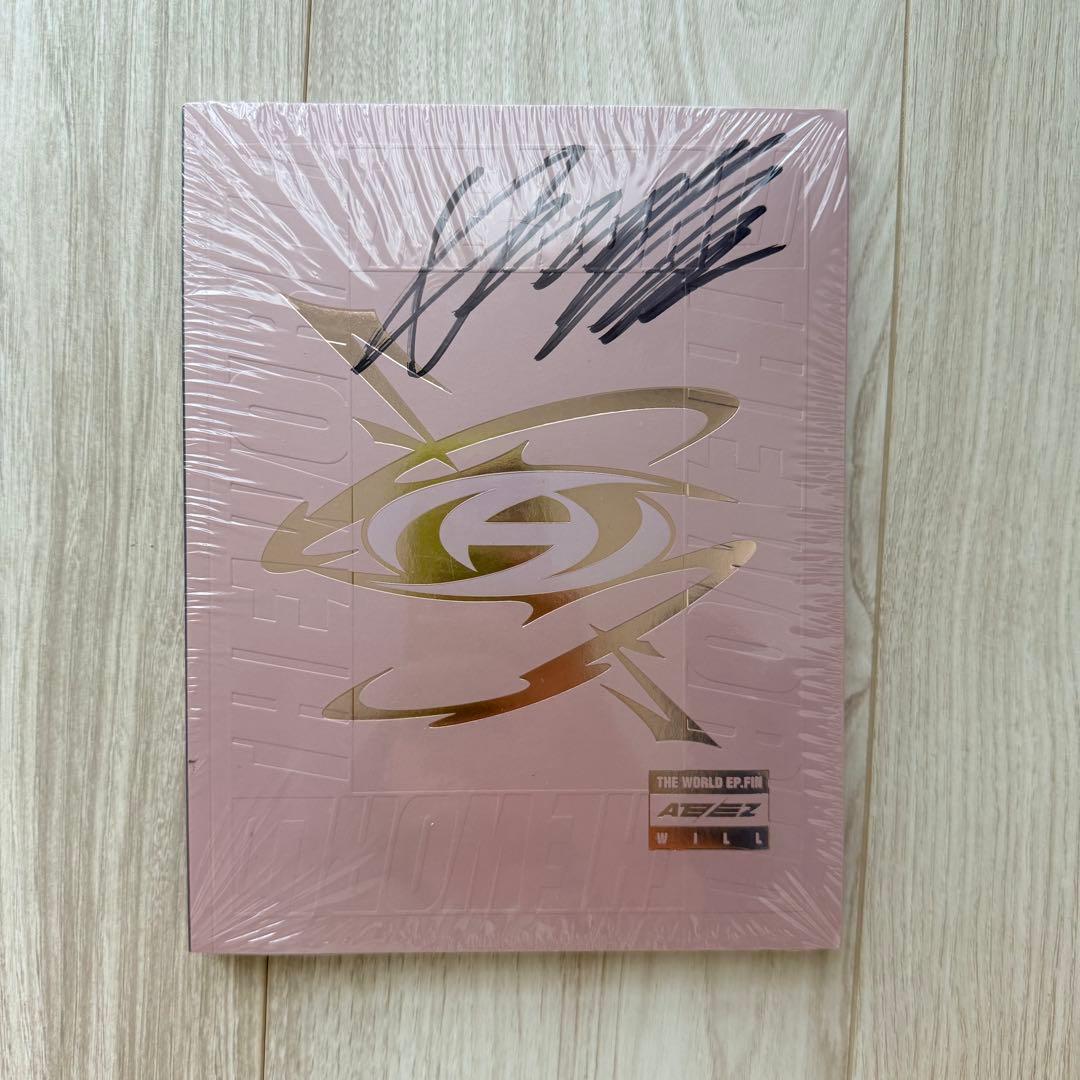 ATEEZ WILL US限定 直筆サイン入り ヨサン
