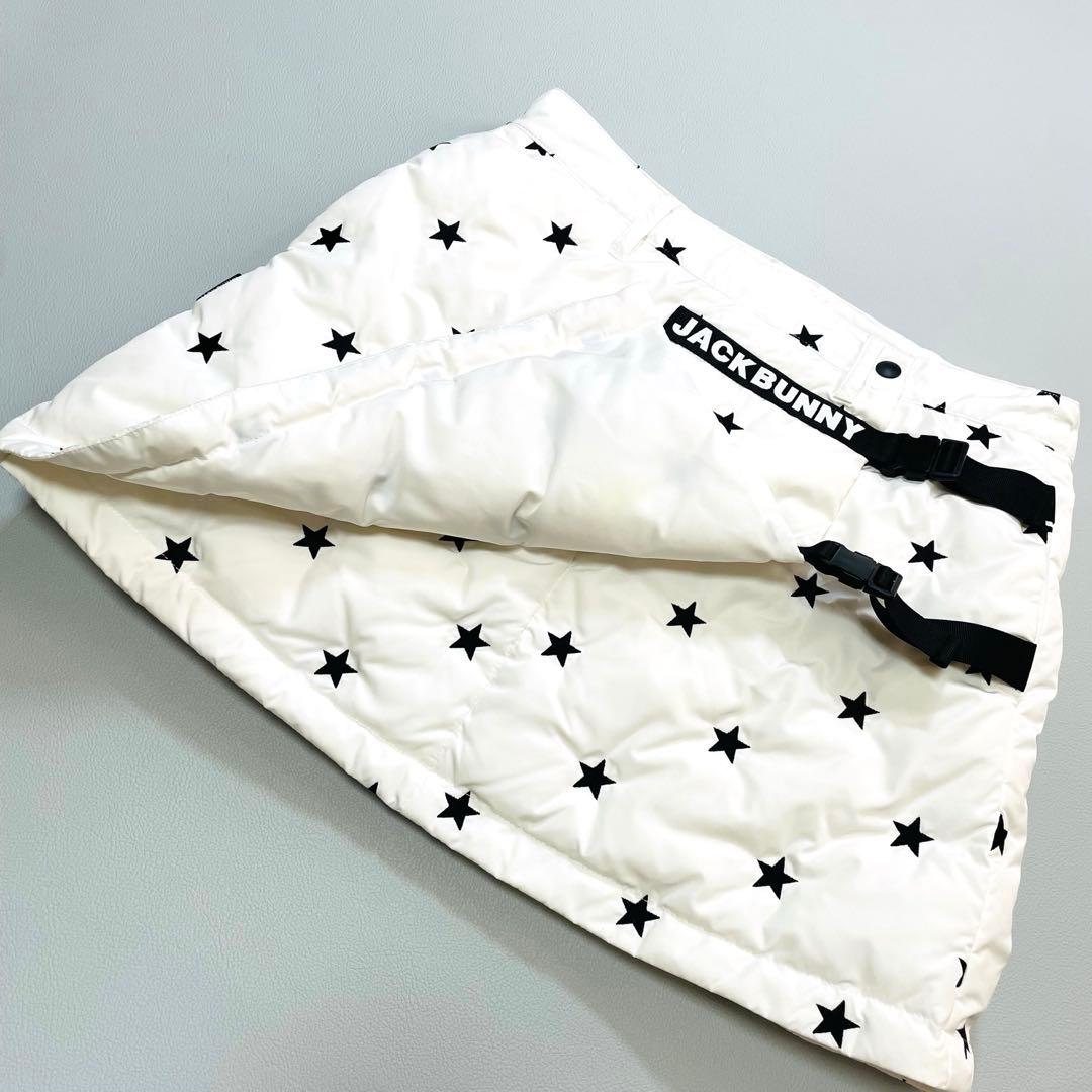 6534 ジャックバニー！　ダウンスカート　星柄　スター　無地　ネイビー