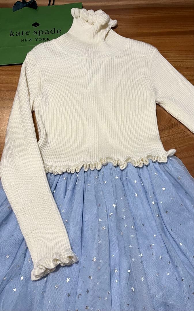 【ケイトスペード】140 ❤︎極美品❤︎ 長袖ワンピース２枚セット