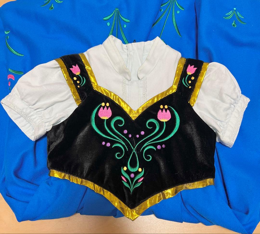 ディズニー ビビディバビディブティック アナ ドレス 120cm 廃盤品