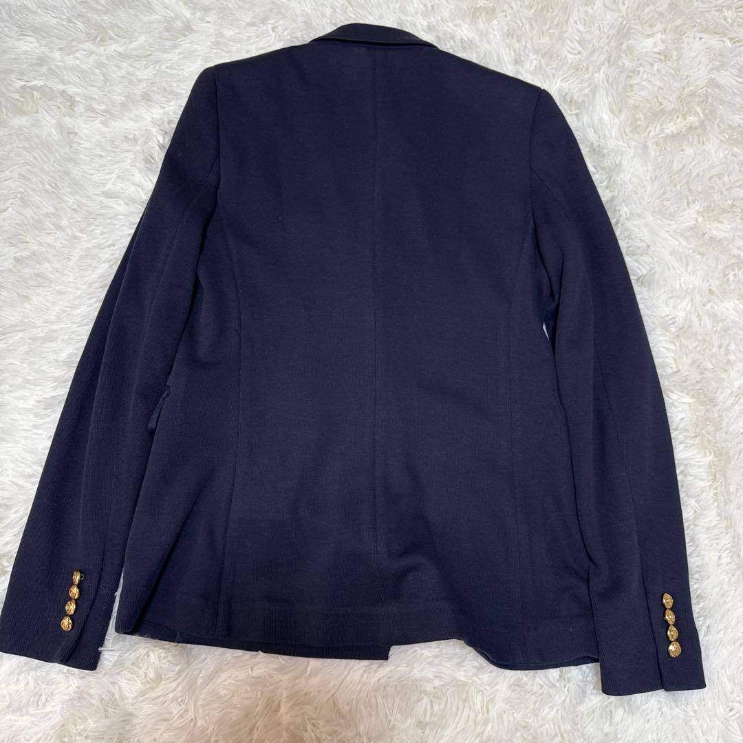 【美品】ポロラルフローレン　ニットブレザー　ダブル　金ボタン　ジャケット