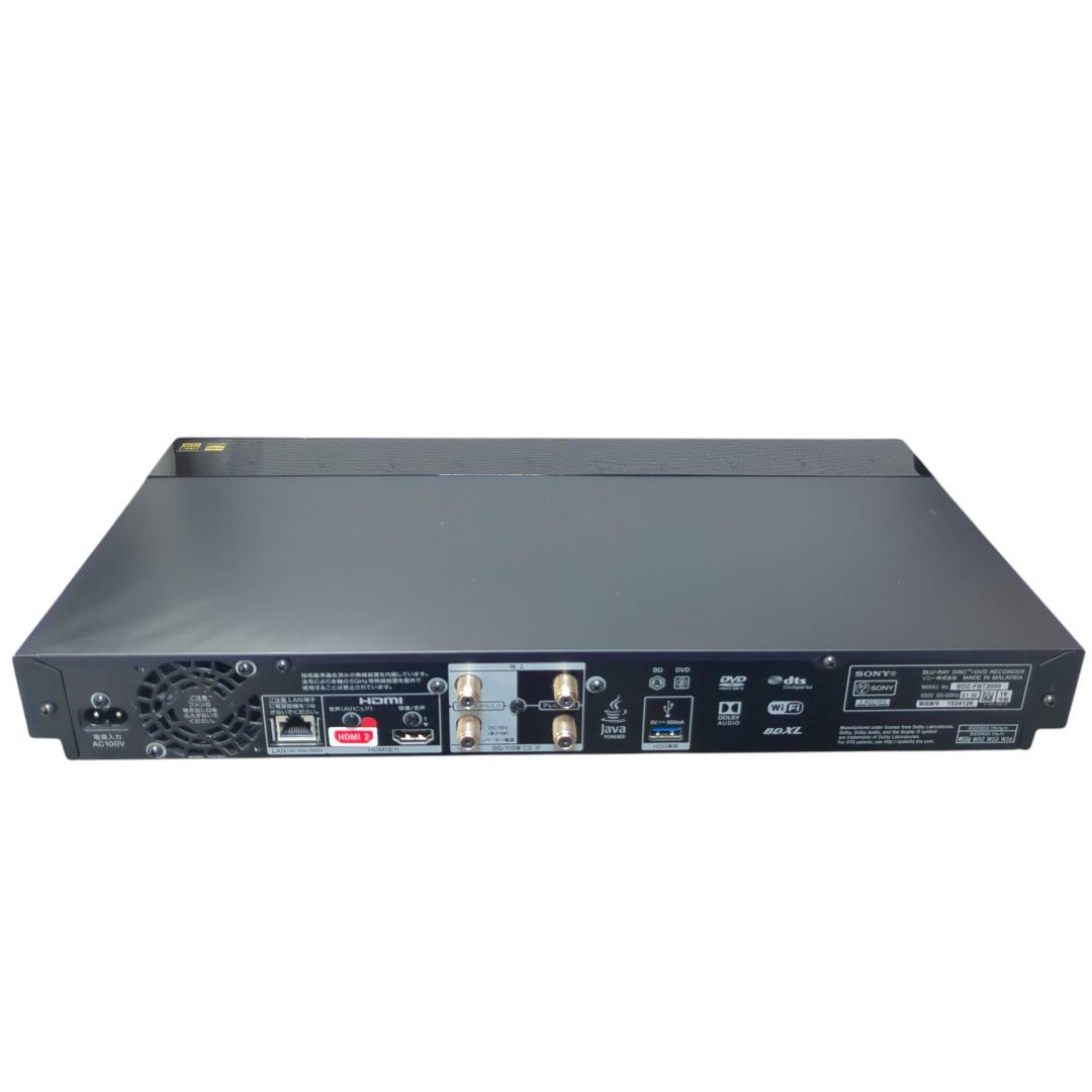 ★美品★動作良好★ソニー 2TB 3チューナー BDZ-FBT2000