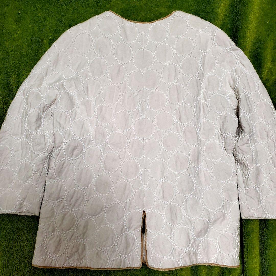 麻×ガーゼ風素材！ミナペルホネン ジャケット Sybillaシビラ タンバリン