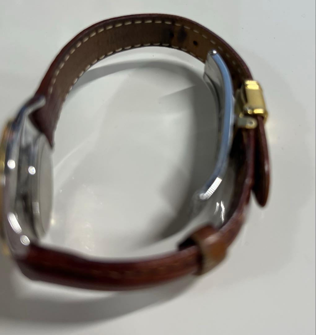 FENDI アナログ腕時計 ゴールド/ブラウン