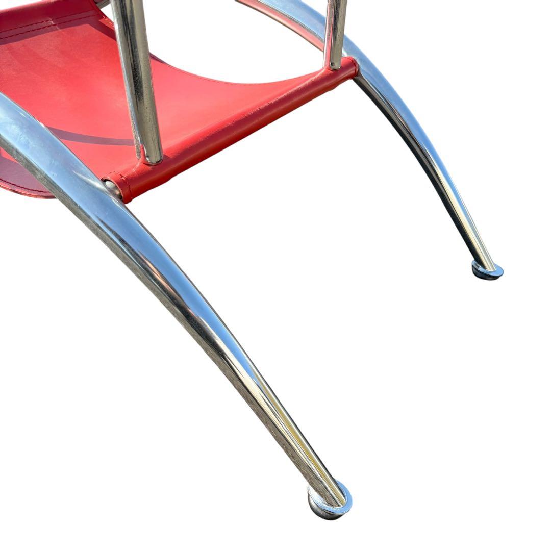 スペースエイジ ガラスローテーブル ヴィンテージ レザー ミッドセンチュリー