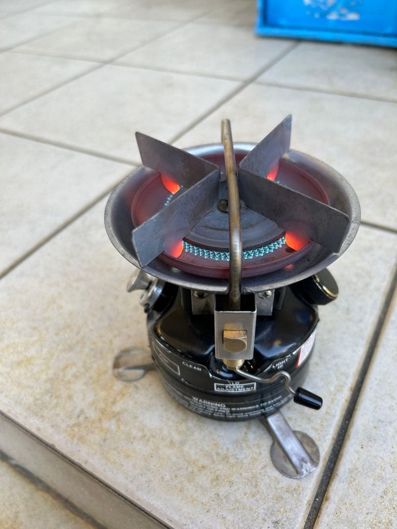 コールマン　バーナー　ストーブ　peak1 400A 2レバー