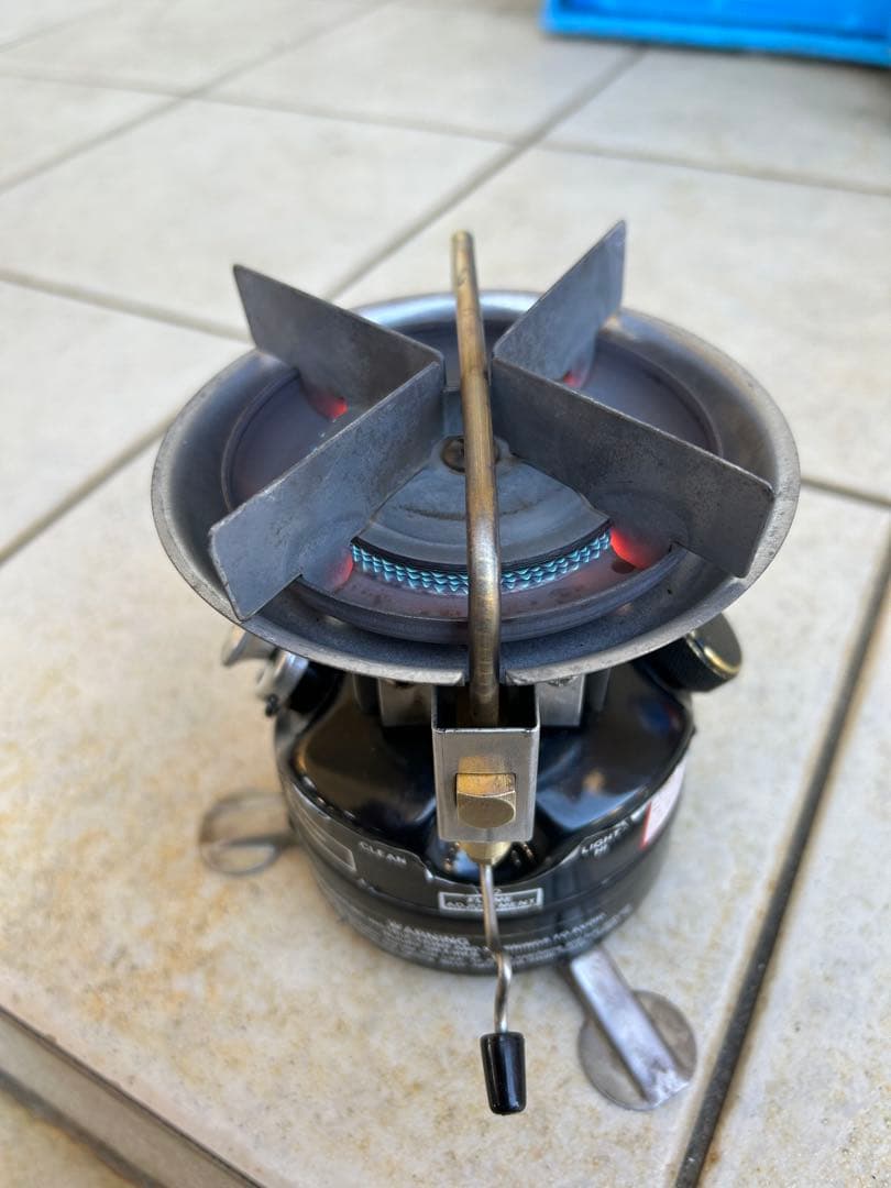 コールマン　バーナー　ストーブ　peak1 400A 2レバー