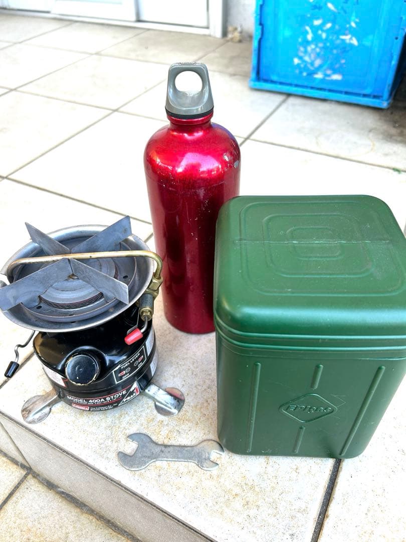 コールマン　バーナー　ストーブ　peak1 400A 2レバー