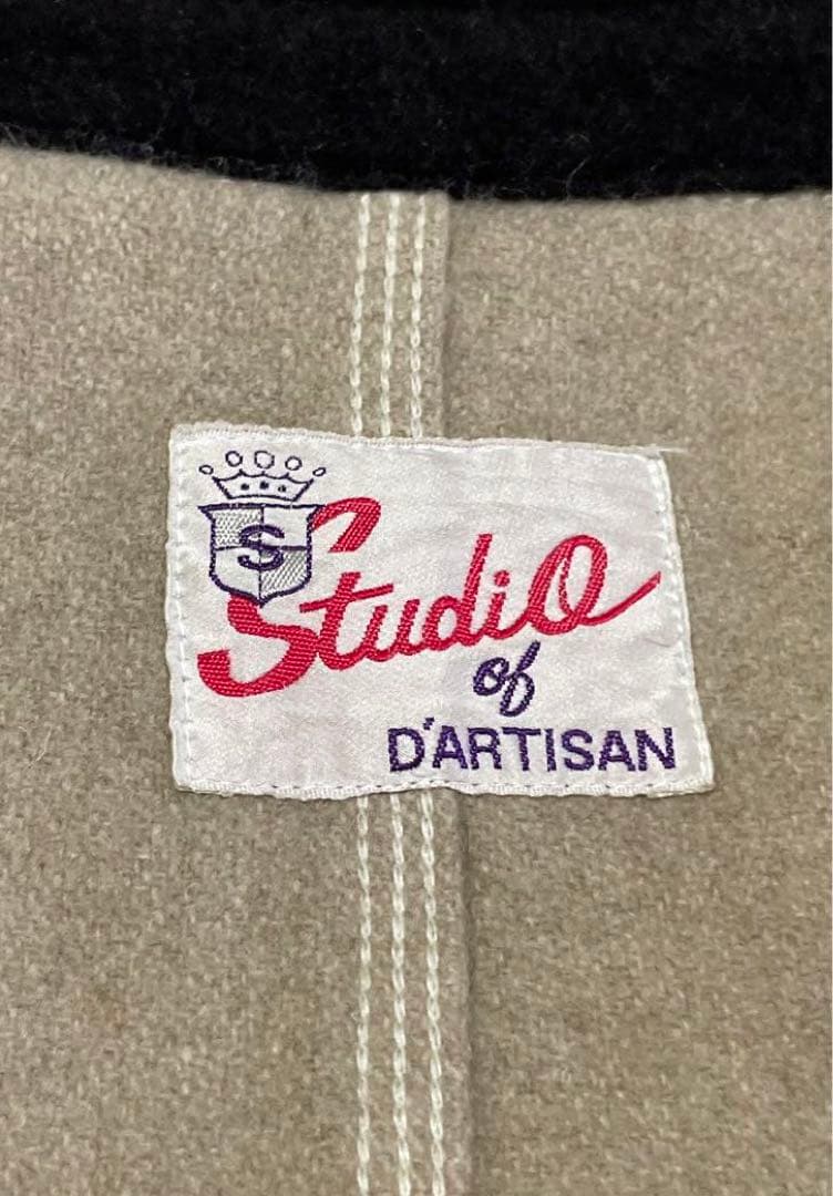 美品 STUDIO D'ARTISAN ウール カバーオール　L ビンテージ