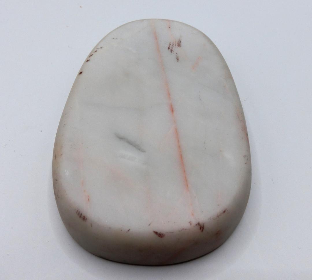 B 書道具　白端渓　硯　すずり４吋