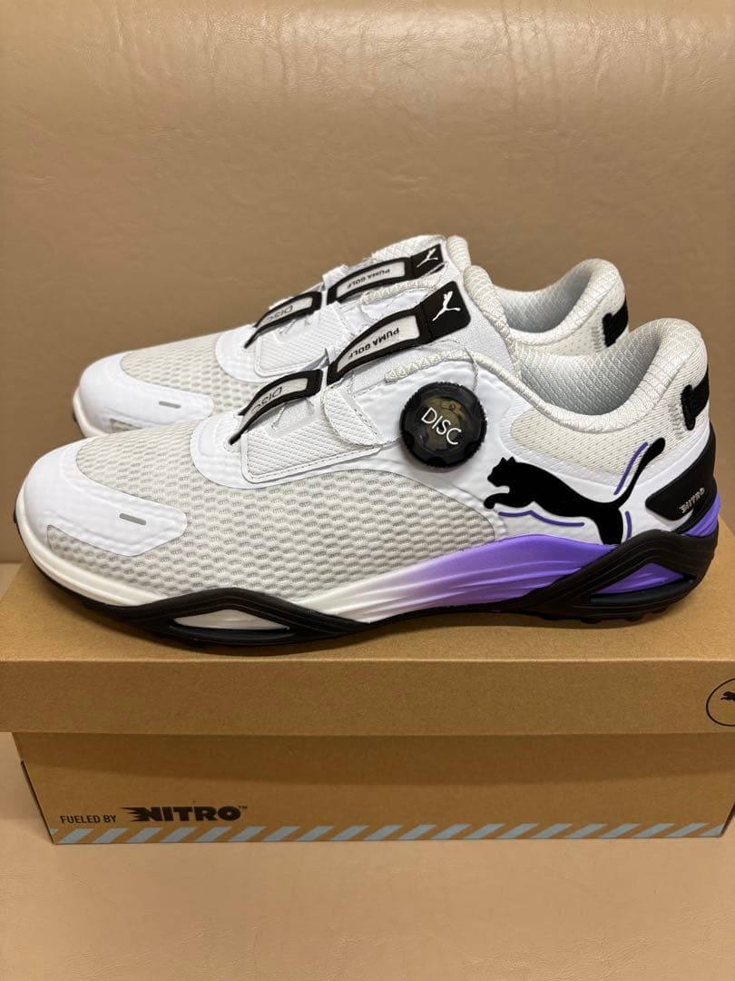 PUMA ゴルフシューズ シャドウキャットNITRO ディスクスパイクレス27㎝