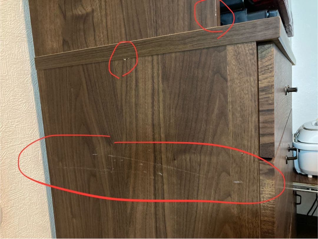 【値下げ交渉OK】木製レトロ食器棚 キッチン収納