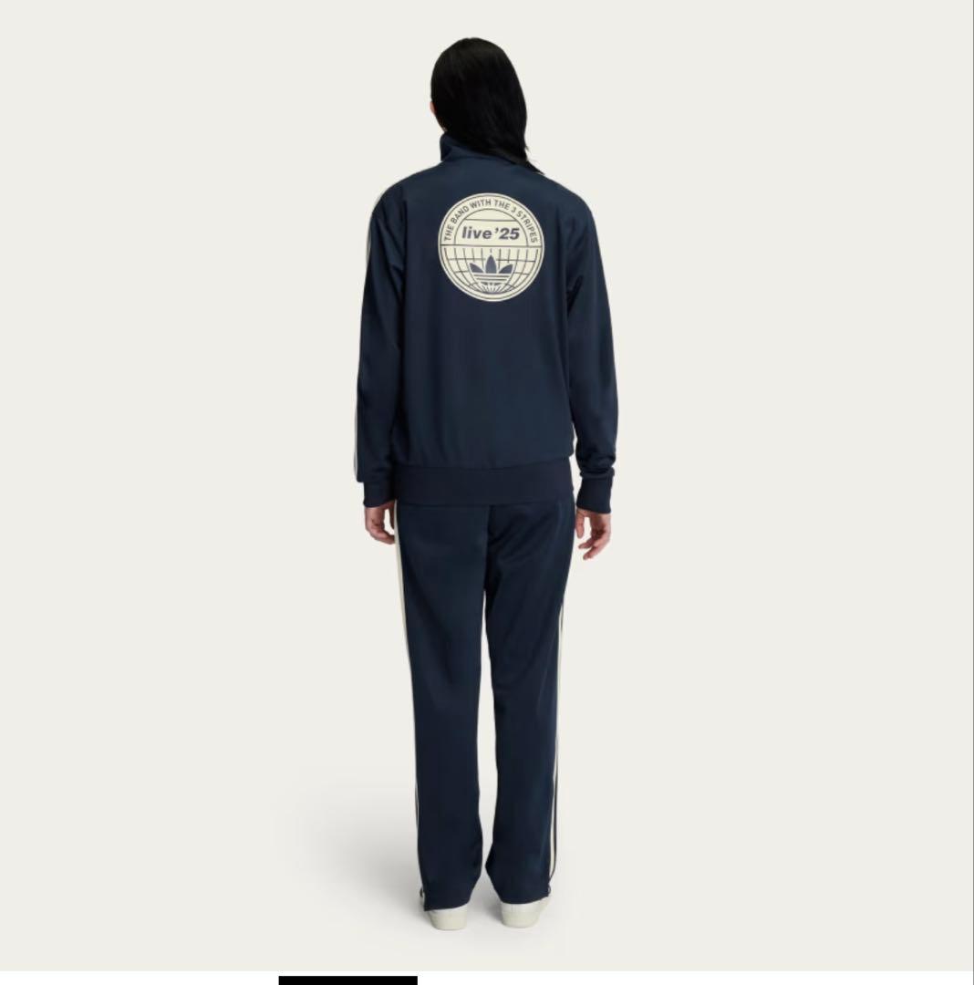 【新品】oasis×adidas トラックパンツ Lサイズ ZS134 ネイビー