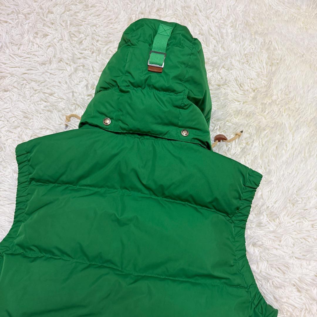 POLO RALPH LAUREN ダウンベスト フード付き グリーン M