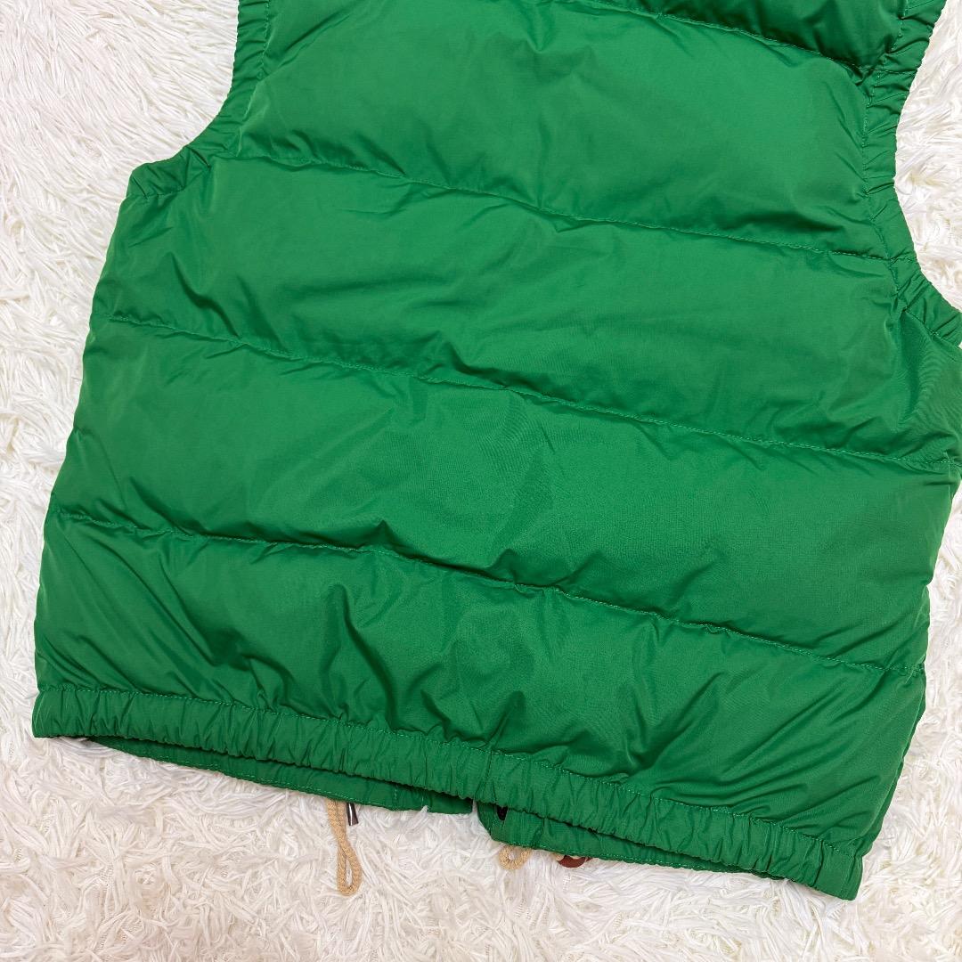 POLO RALPH LAUREN ダウンベスト フード付き グリーン M